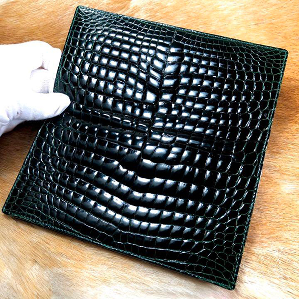 通常便なら送料無料 池田工芸 クロコダイル 財布